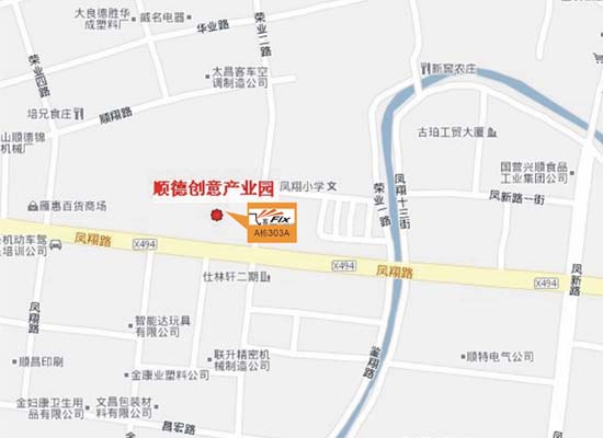 飞客(佛山)行车线路图
