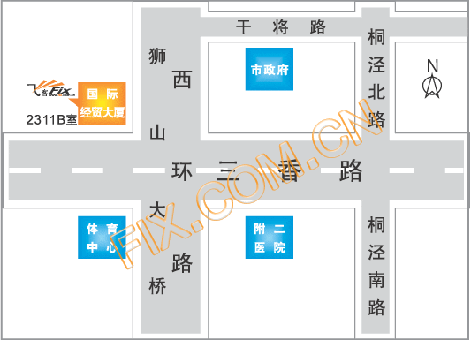 飞客(苏州)行车线路图