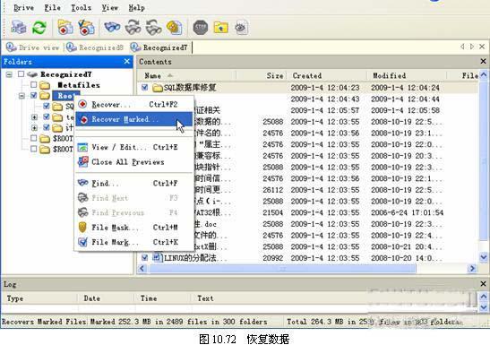 R-studio恢复结果